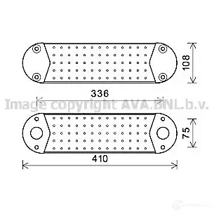 Радиатор охлаждения двигателя PRASCO pea2222 4045385101290 CB 5WRB9 2600589