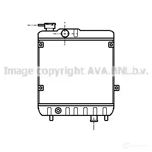 Радиатор охлаждения двигателя PRASCO 4PT6F CT sta2011 4045385186914 2605678