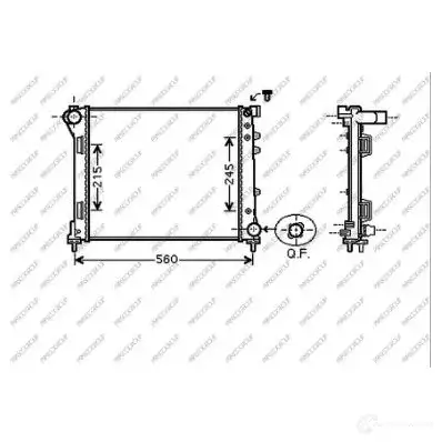 Радиатор охлаждения двигателя PRASCO LBF9 M FT124R002 1437668948 изображение 0