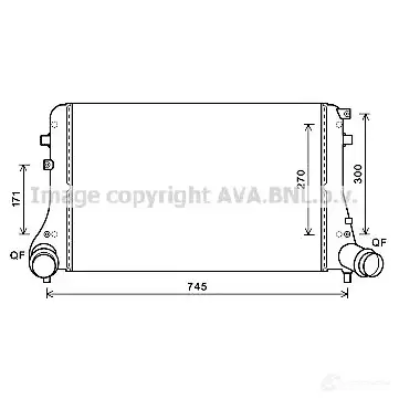Радиатор охлаждения двигателя PRASCO ST0 27R005 2605491 st2024 5K7YKH2