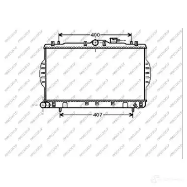 Радиатор охлаждения двигателя PRASCO 1437669376 HN007R002 AVA18 N изображение 0