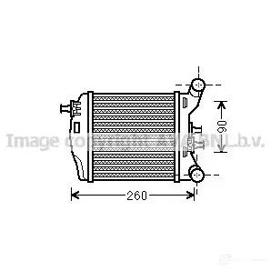 Радиатор охлаждения двигателя PRASCO IX3 QK9 2582881 fd2185 4045385019694