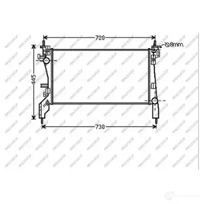 Радиатор охлаждения двигателя PRASCO ci907r003 DJ0M 2JG 1437691097