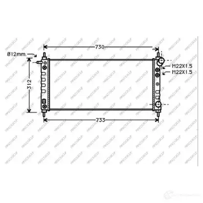 Радиатор охлаждения двигателя PRASCO LZKL5I H OP028R008 1437691237 изображение 0