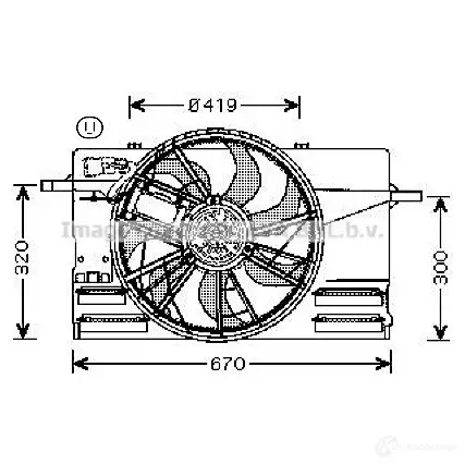 Радиатор охлаждения двигателя PRASCO rt2271 2603706 DS9 17R004 KBZWFD изображение 0