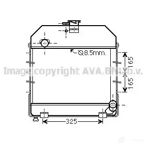 Радиатор охлаждения двигателя PRASCO ol2074 2597920 BMZTW OP0 23R011