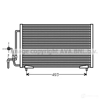 Радиатор охлаждения двигателя PRASCO OP052R 007 WJDKKS4 ol2244 2598024 изображение 0