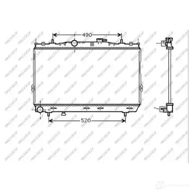 Радиатор охлаждения двигателя PRASCO BVH MX HN624R005 1437691874