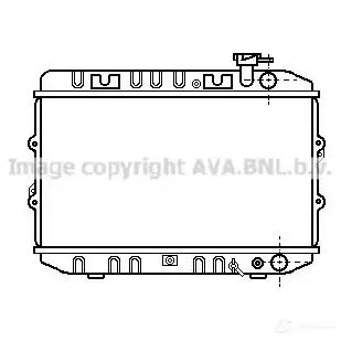 Радиатор охлаждения двигателя PRASCO 4045385096763 2584355 A91 WD8L fda2078