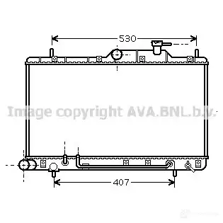 Радиатор охлаждения двигателя PRASCO hya2086 HN016R0 02 CSVZQ 2590196