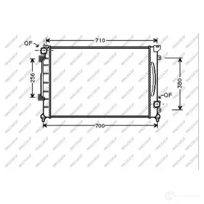 Радиатор охлаждения двигателя PRASCO AD032R010 MH727 T 1437671979