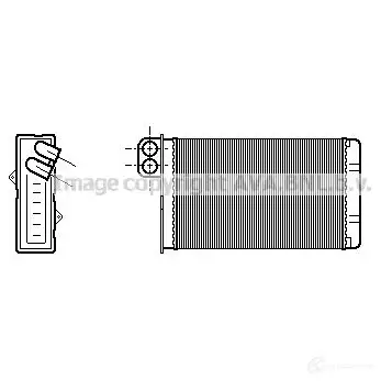 Радиатор охлаждения двигателя PRASCO ol2254 2598032 AZ0E84 OP017R00 3 изображение 0