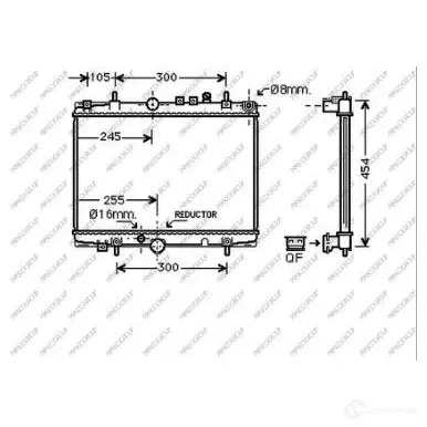 Радиатор охлаждения двигателя PRASCO CI520R010 4U M0EQ 1437672296 изображение 0