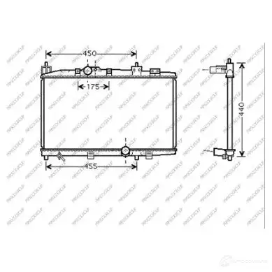 Радиатор охлаждения двигателя PRASCO TY324R003 5E 43Q 1437672608