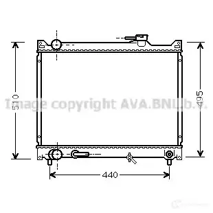 Радиатор охлаждения двигателя PRASCO ZL7 I3J 4045385041824 sz2047 2606187