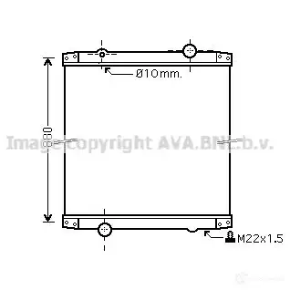 Радиатор охлаждения двигателя PRASCO re2011n 1424586848 4045385187928 A61J M