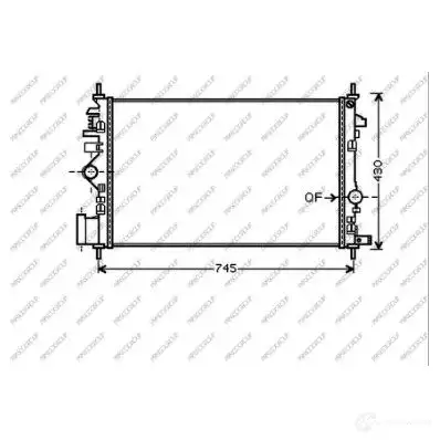Радиатор охлаждения двигателя PRASCO 1437672484 OP060R007 OOX UV изображение 0