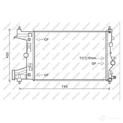 Радиатор охлаждения двигателя PRASCO 1437696952 OP416R005 Y G4GWC изображение 0