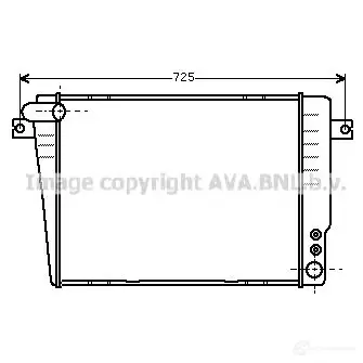 Радиатор охлаждения двигателя PRASCO bw2036 K G8NI 4045385004959 2576991