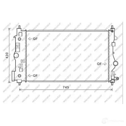 Радиатор охлаждения двигателя PRASCO op416r008 1437698258 U91ZA I