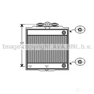 Радиатор охлаждения двигателя PRASCO BM101R 008 AK6KA1 2577132 bw2367 изображение 0