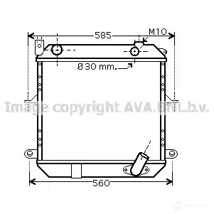 Радиатор охлаждения двигателя PRASCO MEI8MK G 4045385061624 dn2233 1423603999