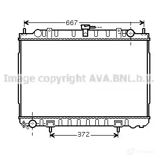 Радиатор охлаждения двигателя PRASCO 2580164 TOUSGV dn2240 DS830R0 03 изображение 0