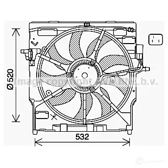 Радиатор охлаждения двигателя PRASCO WFU9 V 1437708231 SZ360R003 изображение 0