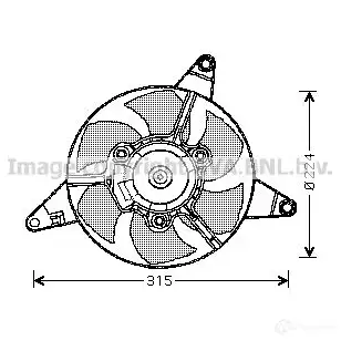 Радиатор охлаждения двигателя PRASCO fd2589 FD91 2R004 2582970 Y2N3X