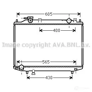 Радиатор охлаждения двигателя PRASCO mz2235 3VXQ8 P 4045385160549 2597327 изображение 0