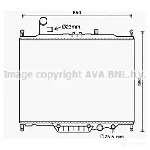 Радиатор охлаждения двигателя PRASCO LR802R00 2 ADTWPZ 2575248 aua2225 изображение 0