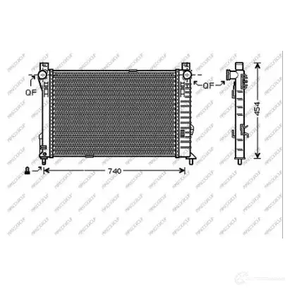 Радиатор охлаждения двигателя PRASCO 1437673606 ME027R003 RX 3X5