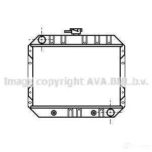 Радиатор охлаждения двигателя PRASCO dn2171 4045385014576 2580130 J 1HYT