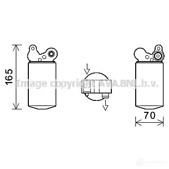 Радиатор охлаждения двигателя PRASCO 2603755 R N036R004 WNY1C rt2445