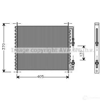 Радиатор охлаждения двигателя PRASCO TSX9ZRU AA4 10R002 al2079 2574903
