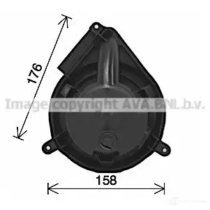 Радиатор охлаждения двигателя PRASCO vw2091 WF35J B1 2610566 4045385045860