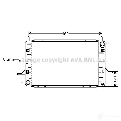 Радиатор охлаждения двигателя PRASCO 4045385109050 fd2123 S7UX O 2582842