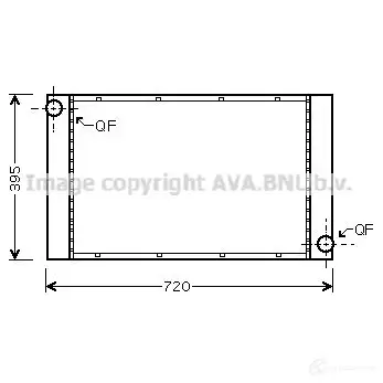 Радиатор охлаждения двигателя PRASCO WCHRFK 2577386 bwa2287 BM046R01 5 изображение 0