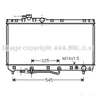 Радиатор охлаждения двигателя PRASCO 1IN 6KSM toa2184 4045385185337 2607003