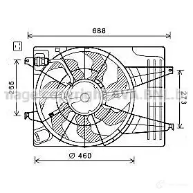Радиатор охлаждения двигателя PRASCO to2386 L C4CHRS 4045385072743 2606699