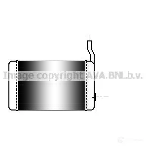 Радиатор охлаждения двигателя PRASCO FD3 40R005 fd2408 SG04D 2582957 изображение 0