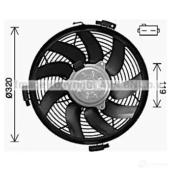 Радиатор охлаждения двигателя PRASCO 4045385045266 IH CC4S vw2009 2610480