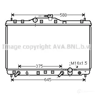 Радиатор охлаждения двигателя PRASCO fda2219 FD 050R010 2584388 E9DJ7