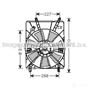 Радиатор охлаждения двигателя PRASCO Z RG5DU 4045385118939 pe2005 2600156