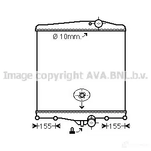 Радиатор охлаждения двигателя PRASCO SEQXWA FT9 17R002 2600541 pea2033