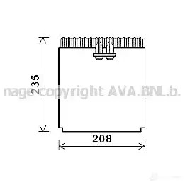 Испаритель кондиционера PRASCO PE 67GQ 2590490 4045385214228 ivv133