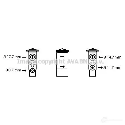 Расширительный клапан кондиционера PRASCO 4045385061020 29N R7W 2604426 sb1057