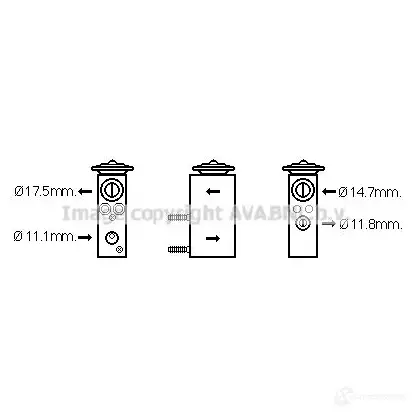 Расширительный клапан кондиционера PRASCO 4045385176977 fd1462 2582742 B4RM9 6