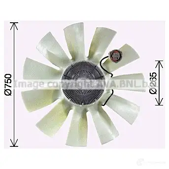 Вентилятор радиатора PRASCO F6 9G2 vlf109 1424292148 4045385233656 изображение 0