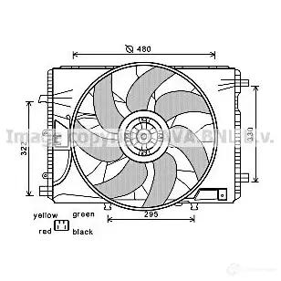 Вентилятор радиатора PRASCO 4045385167357 RIYI X2I 2596093 ms7522 изображение 0